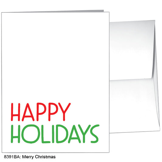 Merry Christmas, Greeting Card (8391BA), A2 Card, www.printedcanvas.com