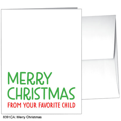 Merry Christmas, Greeting Card (8391CA), A2 Card, www.printedcanvas.com