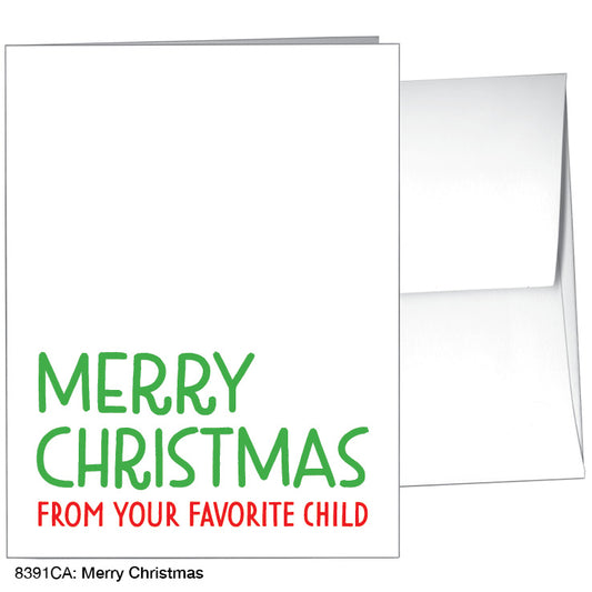 Merry Christmas, Greeting Card (8391CA), A2 Card, www.printedcanvas.com