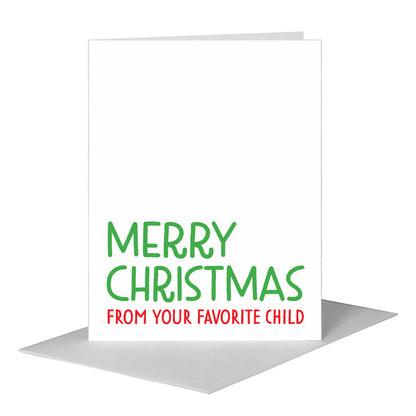 Merry Christmas, Greeting Card (#8391CA), A2 Card Front, www.printedcanvas.com
