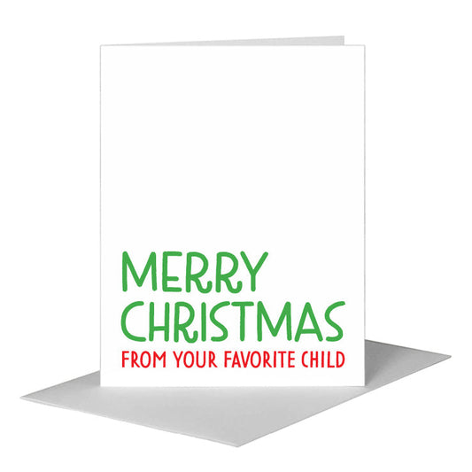 Merry Christmas, Greeting Card (#8391CA) A2 Card Front, www.printedcanvas.com