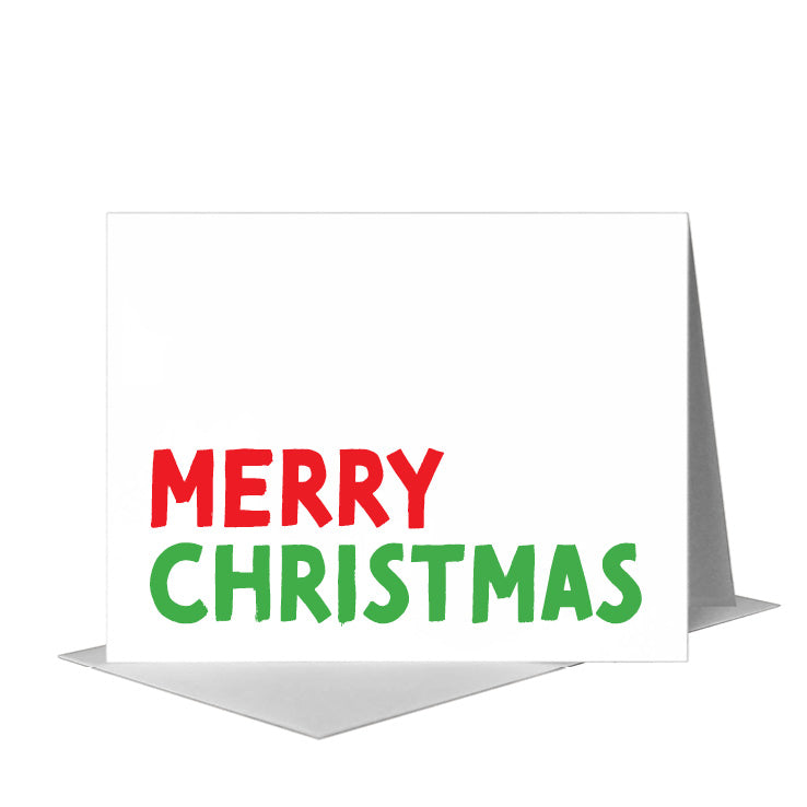 Merry Christmas, Greeting Card (#8391D), A2 Card Front, www.printedcanvas.com