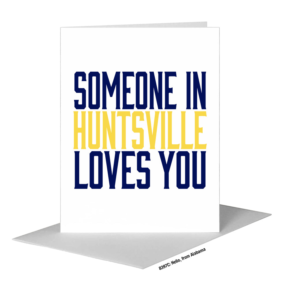 Hello, from Alabama, Greeting Card (#8397C)
