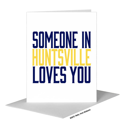 Hello, from Alabama, Greeting Card (#8397C)