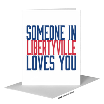 Hello, from Illinois, Greeting Card (#8398A)