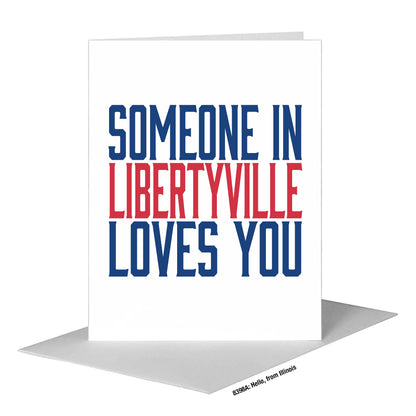 Hello, from Illinois, Greeting Card (#8398A)