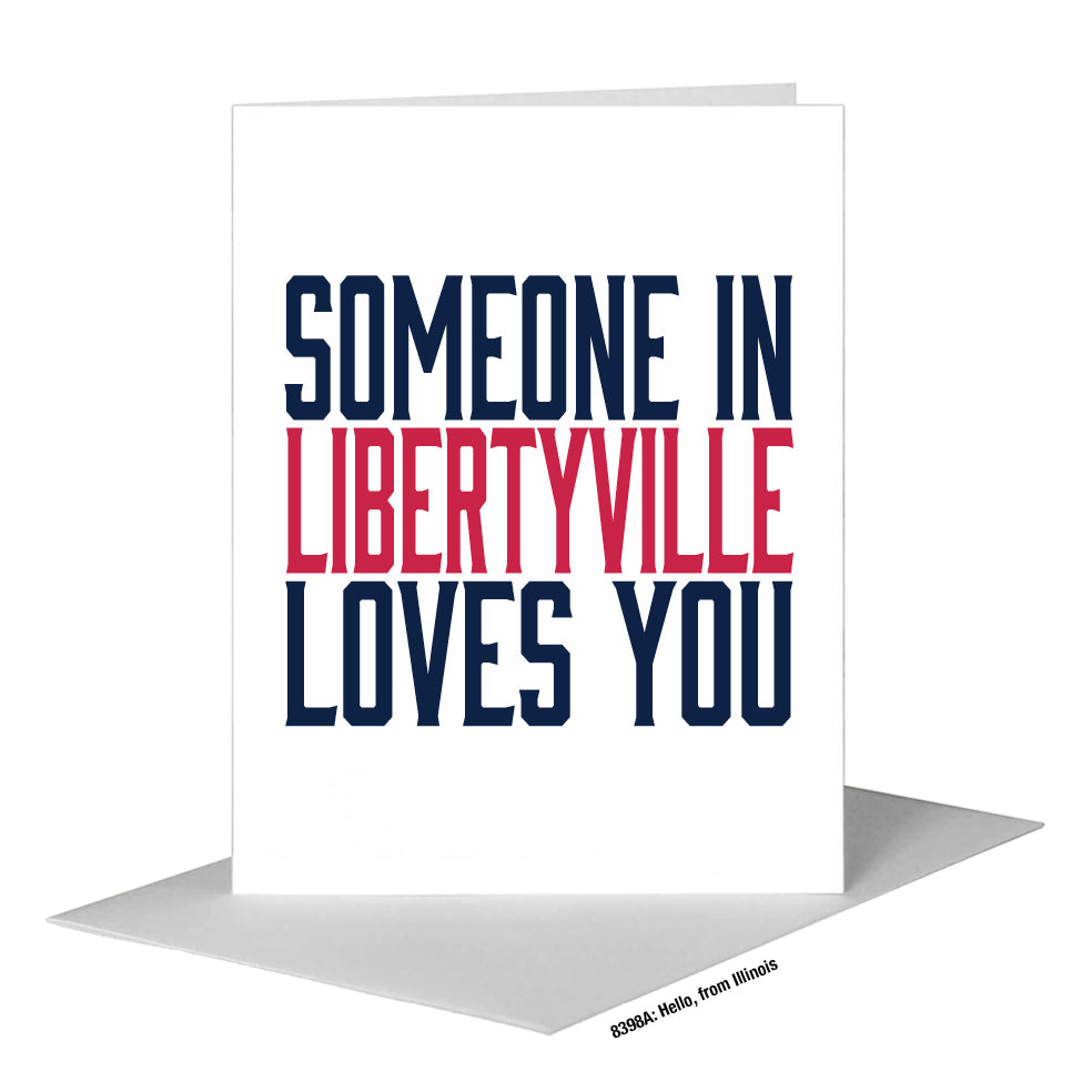 Hello, from Illinois, Greeting Card (#8398A)