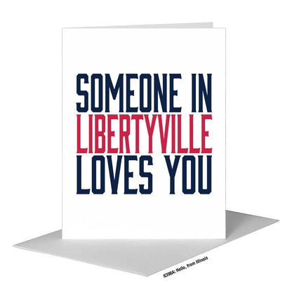 Hello, from Illinois, Greeting Card (#8398A)
