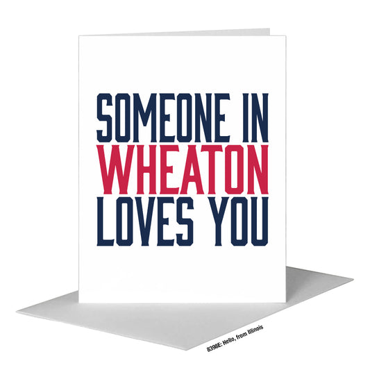 Hello, from Illinois, Greeting Card (#8398E)
