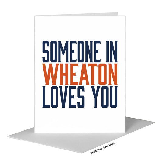 Hello, from Illinois, Greeting Card (#8398E)