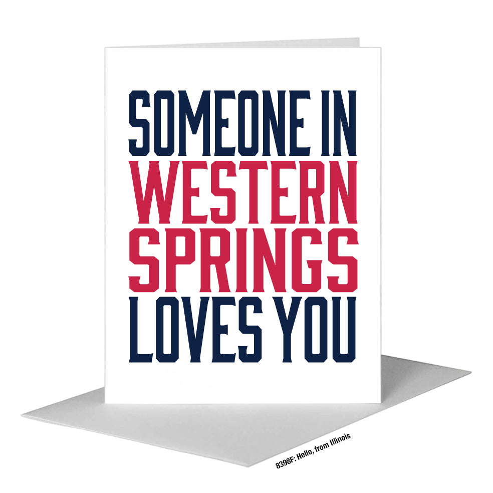 Hello, from Illinois, Greeting Card (#8398F)