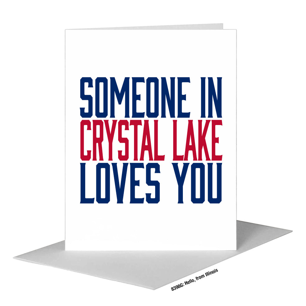 Hello, from Illinois, Greeting Card (#8398G)