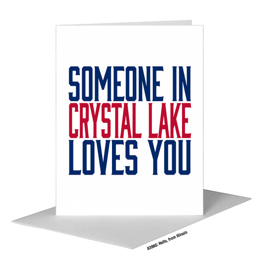 Hello, from Illinois, Greeting Card (#8398G)
