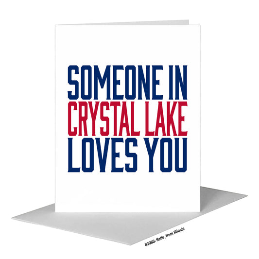 Hello, from Illinois, Greeting Card (#8398G)