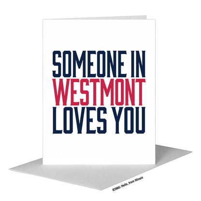 Hello, from Illinois, Greeting Card (#8398H)
