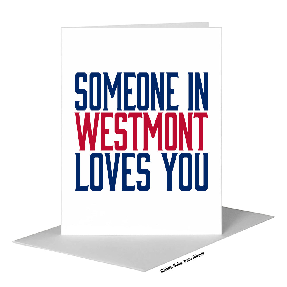 Hello, from Illinois, Greeting Card (#8398H)