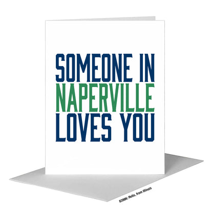 Hello, from Illinois, Greeting Card (#8398K)