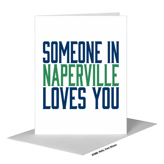 Hello, from Illinois, Greeting Card (#8398K)