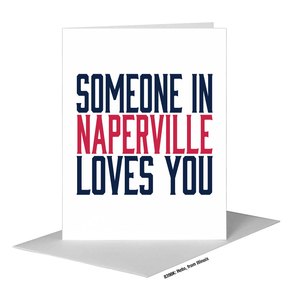 Hello, from Illinois, Greeting Card (#8398K)
