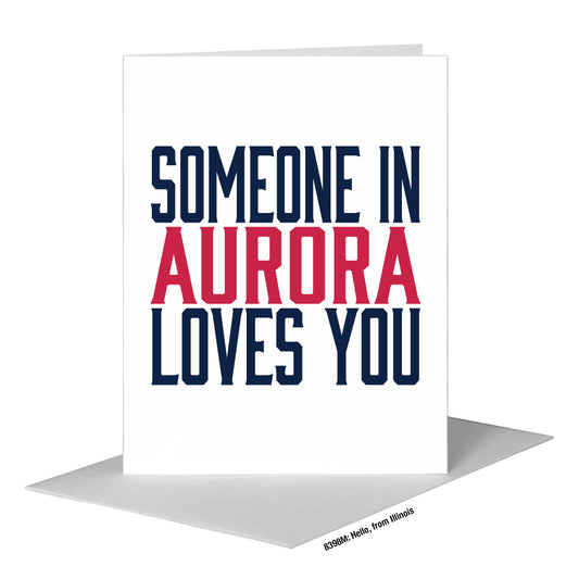 Hello, from Illinois, Greeting Card (#8398M)