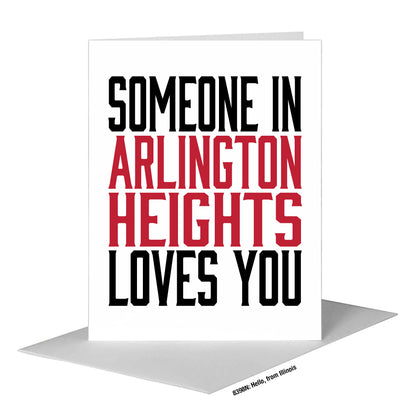 Hello, from Illinois, Greeting Card (#8398N)