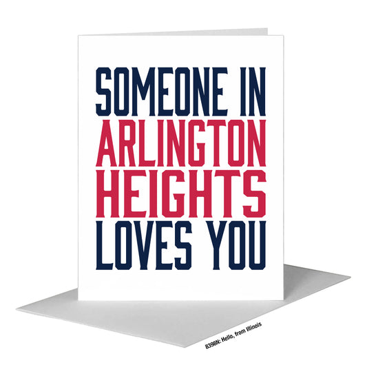 Hello, from Illinois, Greeting Card (#8398N)