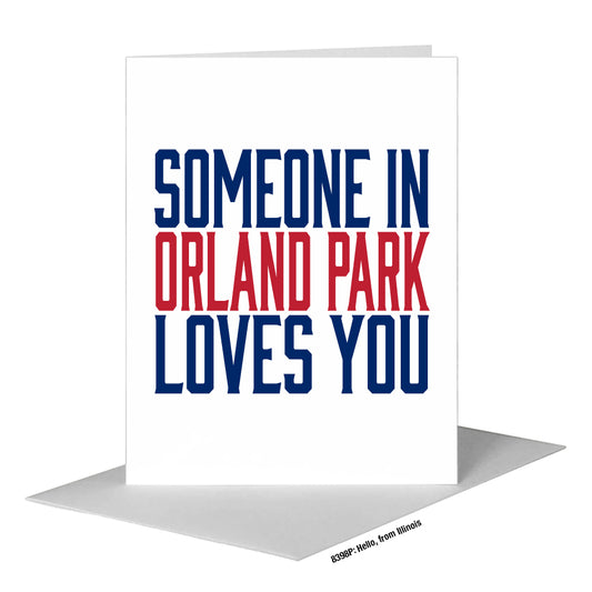 Hello, from Illinois, Greeting Card (#8398P)