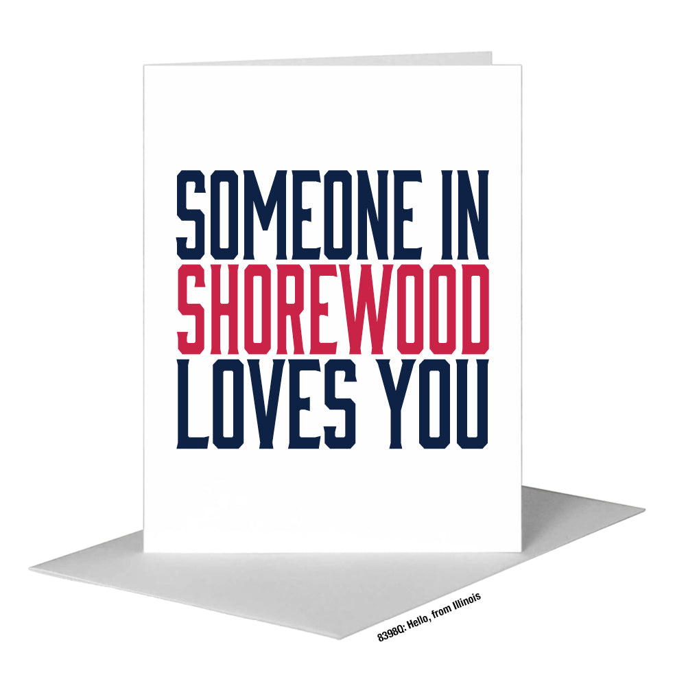 Hello, from Illinois, Greeting Card (#8398Q)