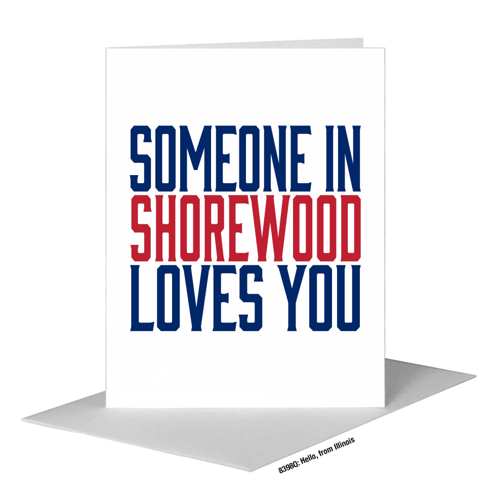 Hello, from Illinois, Greeting Card (#8398Q)