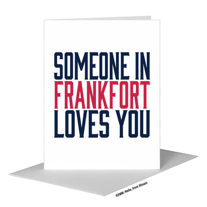 Hello, from Illinois, Greeting Card (#8398R)