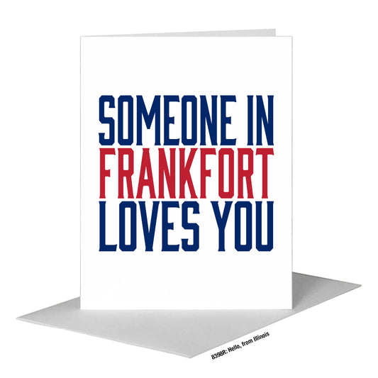 Hello, from Illinois, Greeting Card (#8398R)