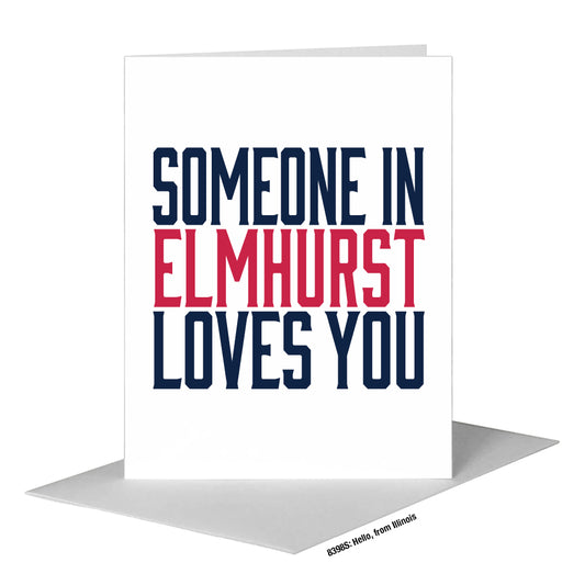 Hello, from Illinois, Greeting Card (#8398S)