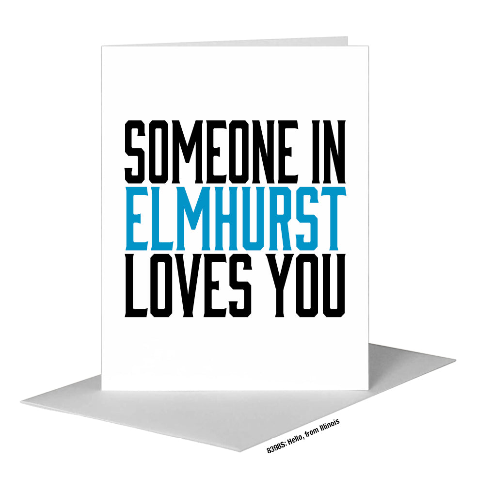 Hello, from Illinois, Greeting Card (#8398S)