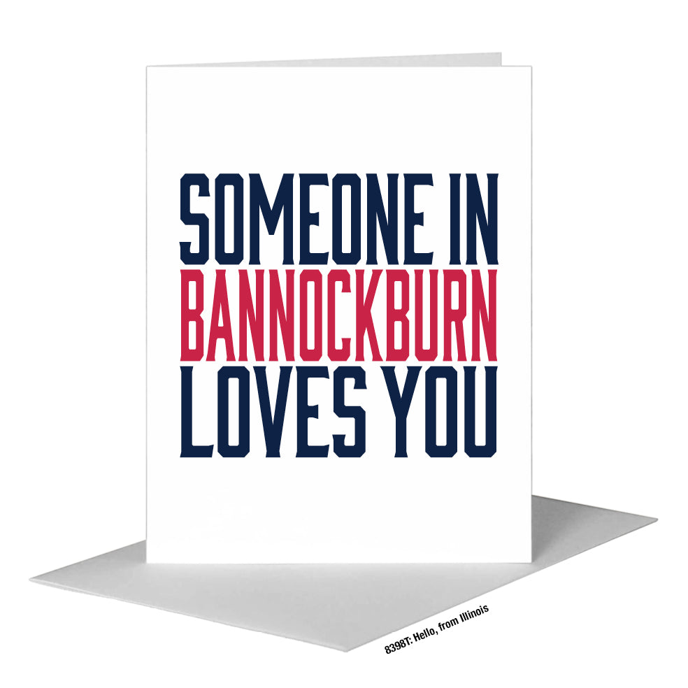 Hello, from Illinois, Greeting Card (#8398T)