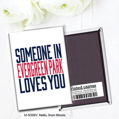 Hello, from Illinois, Magnet (M-8398V)