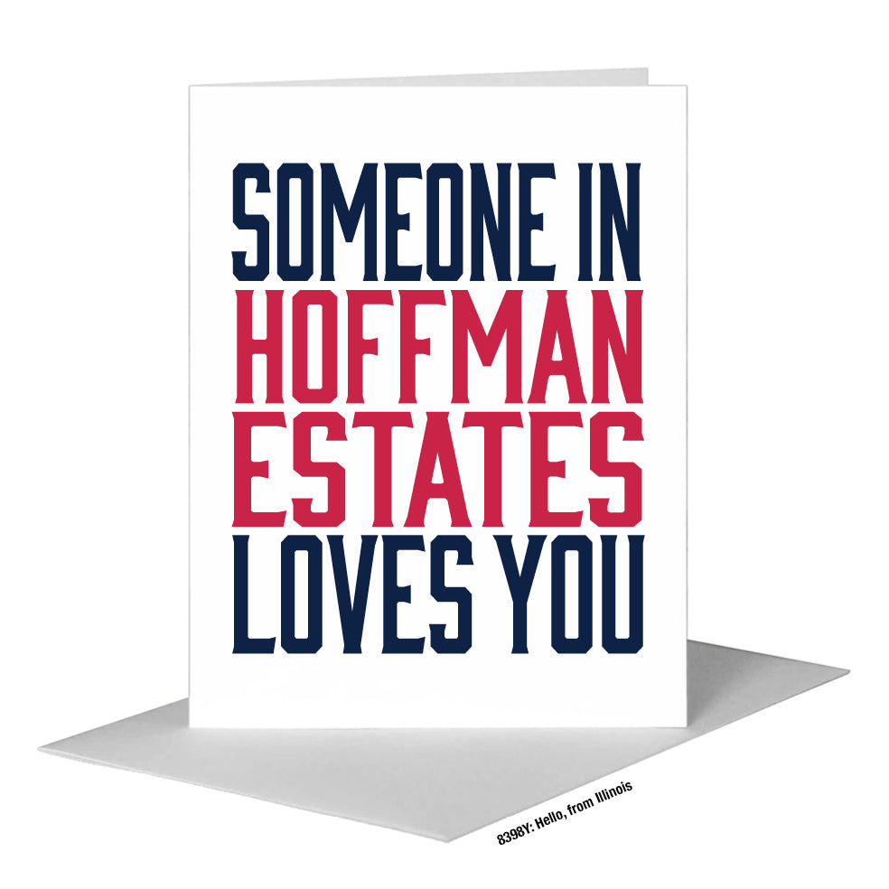 Hello, from Illinois, Greeting Card (#8398Y)