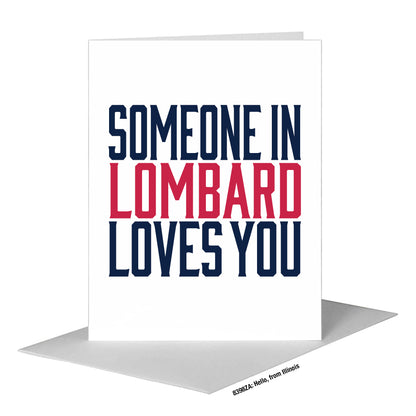 Hello, from Illinois, Greeting Card (#8398ZA)