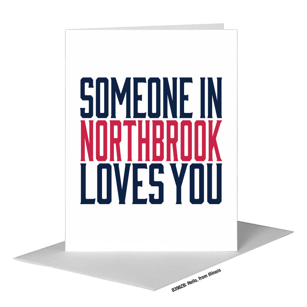 Hello, from Illinois, Greeting Card (#8398ZB)