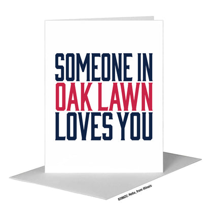 Hello, from Illinois, Greeting Card (#8398ZC)