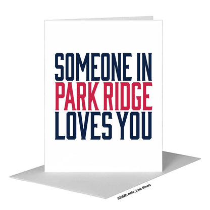 Hello, from Illinois, Greeting Card (#8398ZE)