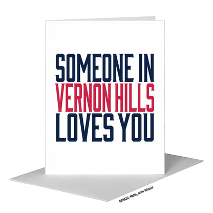 Hello, from Illinois, Greeting Card (#8398ZG)