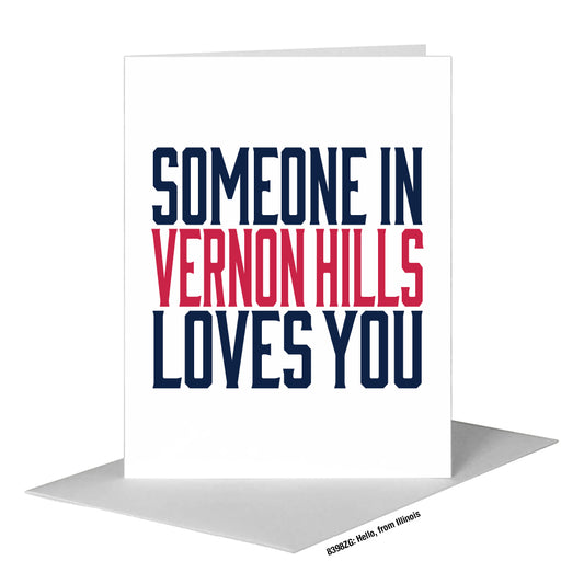 Hello, from Illinois, Greeting Card (#8398ZG)