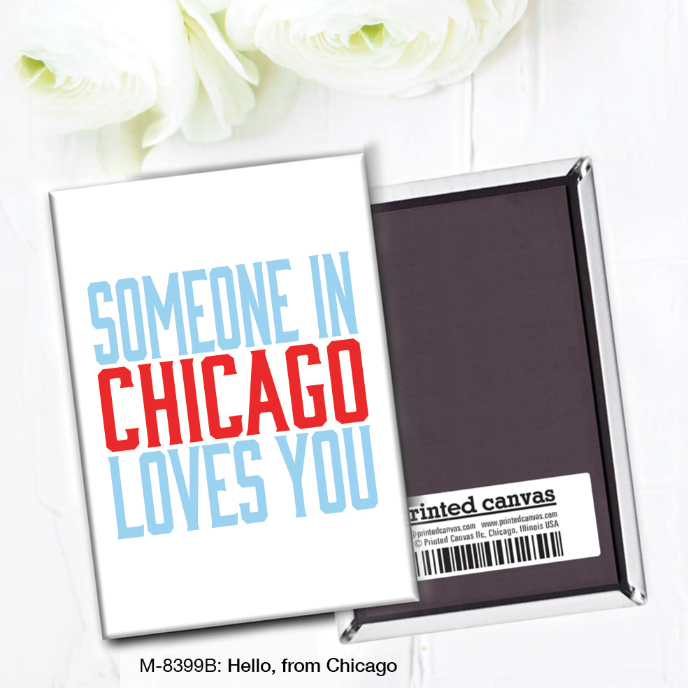 Hello, from Chicago, Magnet (M-8399B)