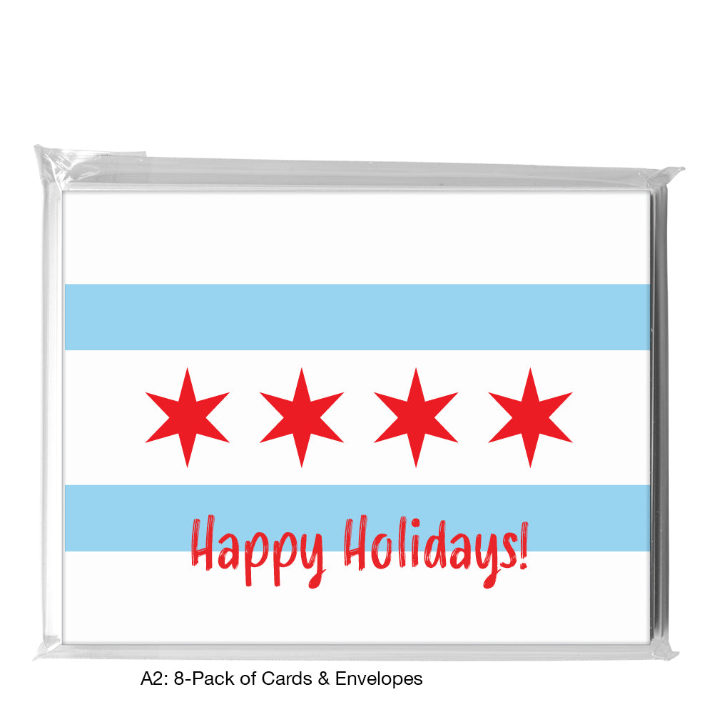 Hello, From Chicago, Greeting Card (8399G)