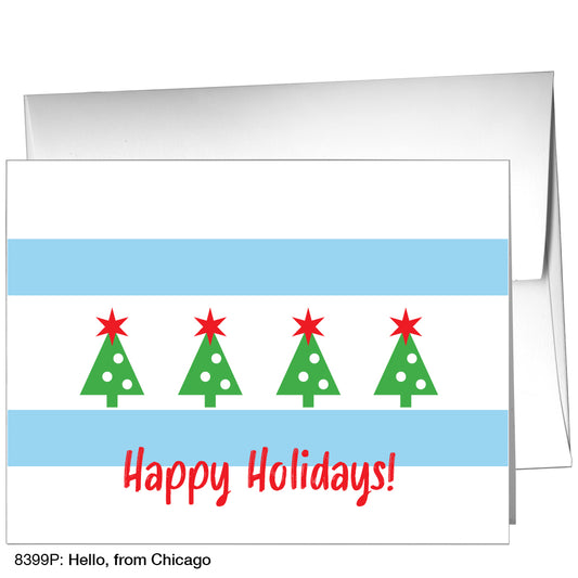 Hello, From Chicago, Greeting Card (8399P)