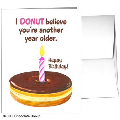 Chocolate Donut, Greeting Card (8400D)