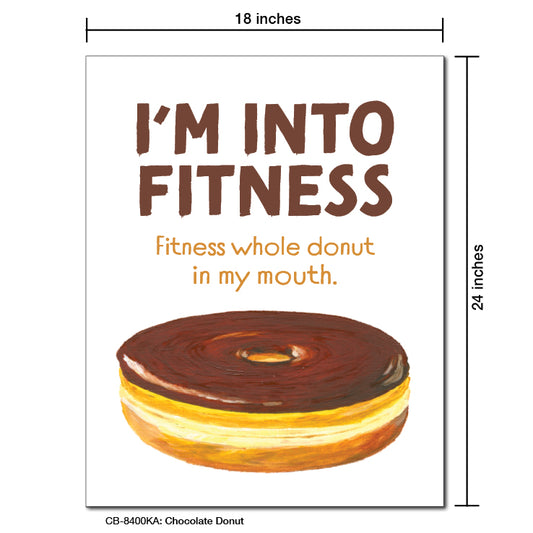 Chocolate Donut, Card Board (8400KA)