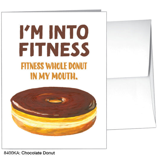 Chocolate Donut, Greeting Card (8400KA)