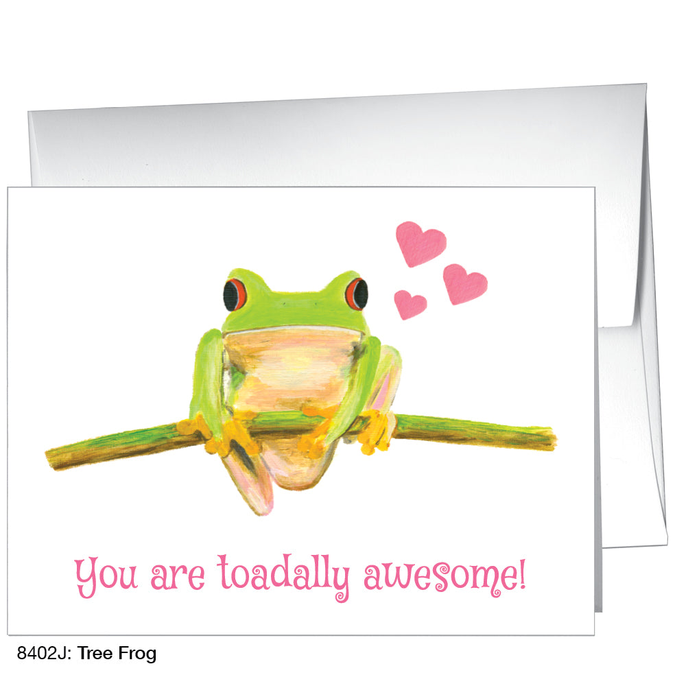 Tree Frog, Greeting Card (8402J)