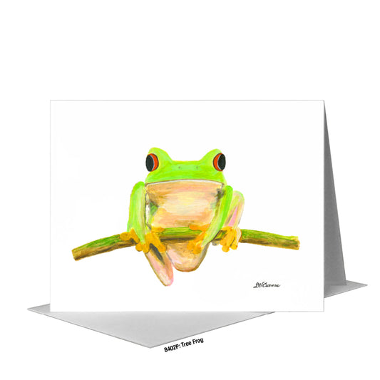 Tree Frog, Greeting Card (#8402P)